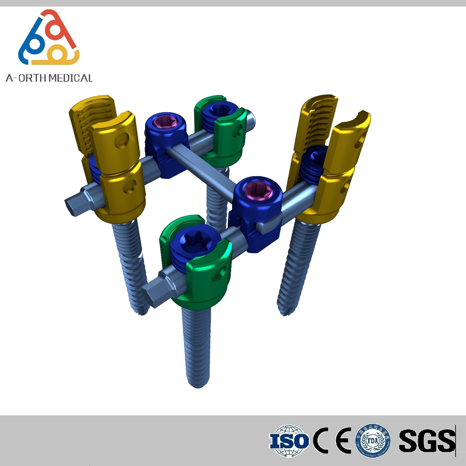 Reduction Monoaxial Pedicle Screw of Posterior Thoracolumbar Fixation System